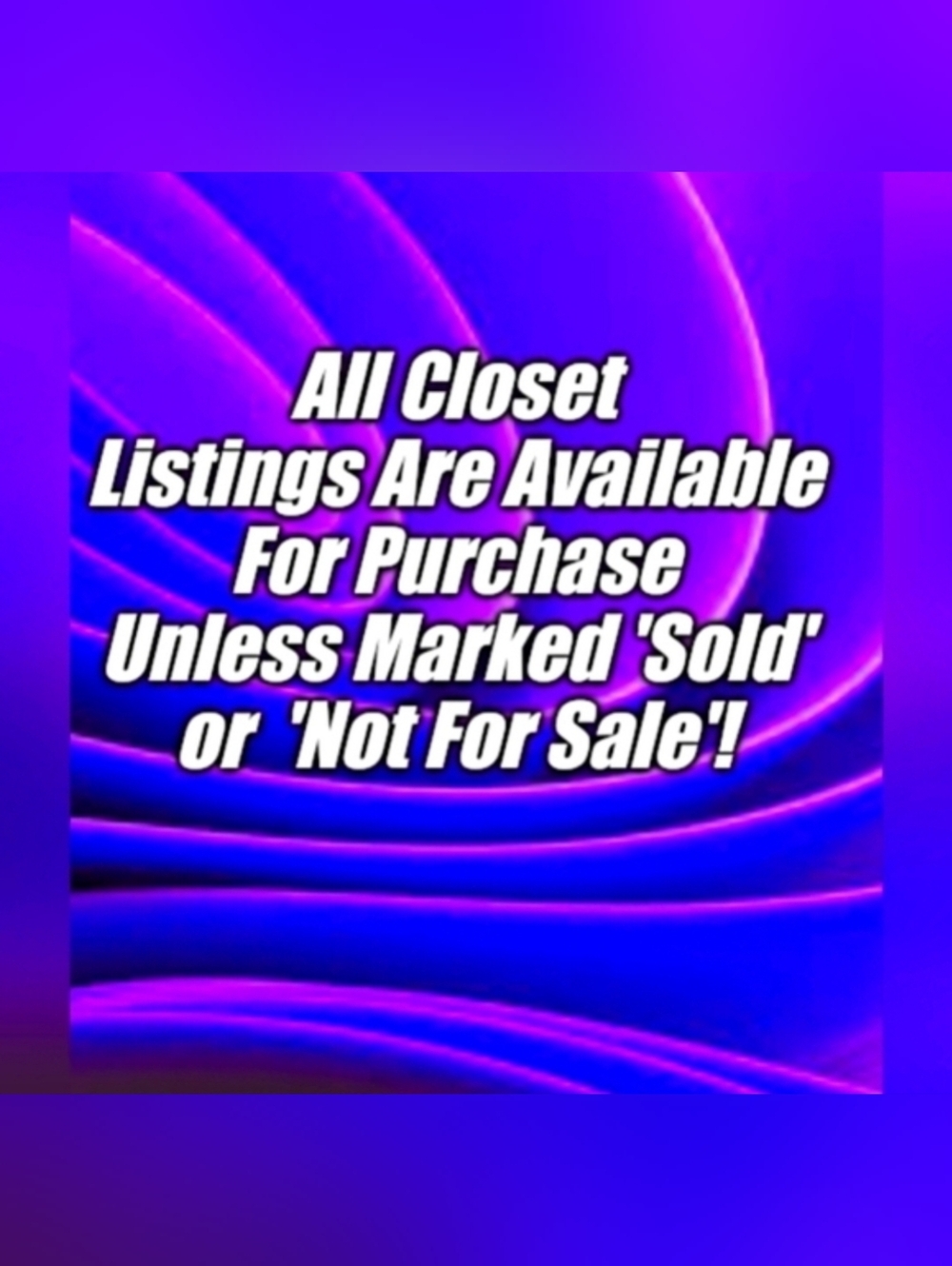 💜LISTINGS AVAILABLE FOR PURCHASE 💜